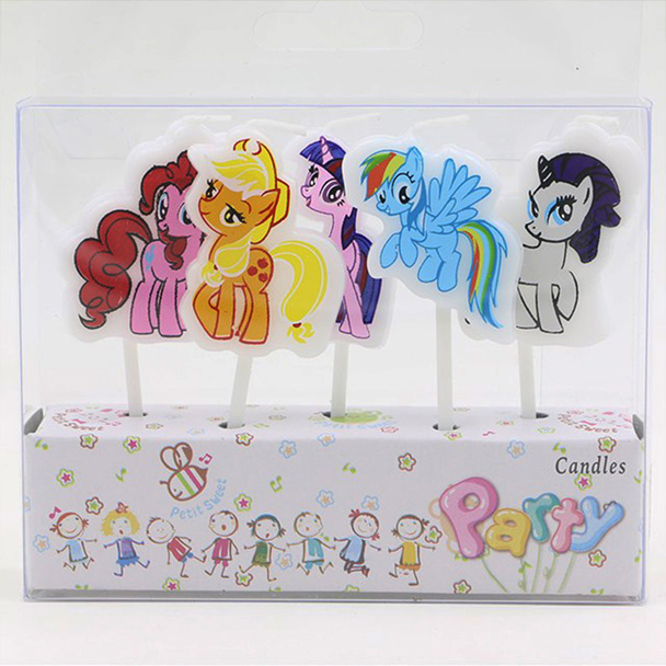 A packet of my Little Pony birthday cake Candles